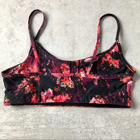 Fabletics Other - Fabletics | Red, Pink, Purple Floral Sports Bra